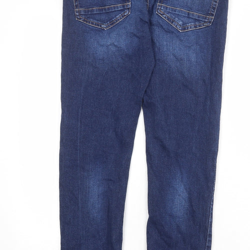 Bench Mens Blue Cotton Skinny Jeans Size 30 in Regular Zip