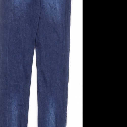Bench Mens Blue Cotton Skinny Jeans Size 30 in Regular Zip