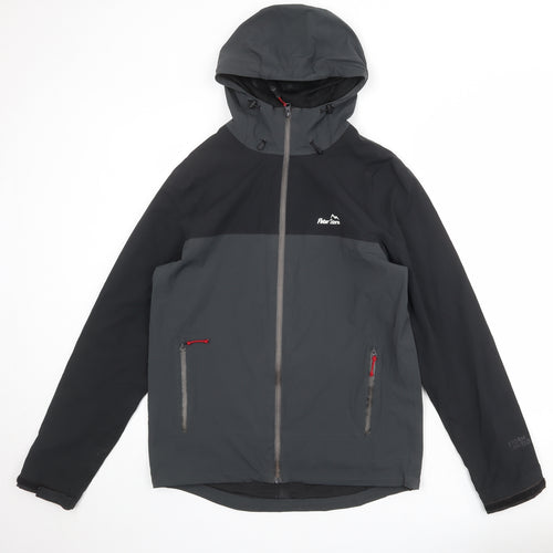 Peter Storm Mens Grey Windbreaker Jacket Size S Zip