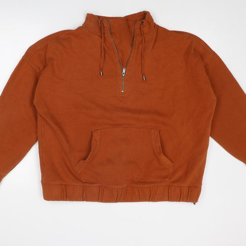 NEXT Womens Brown Cotton Pullover Sweatshirt Size L Pullover
