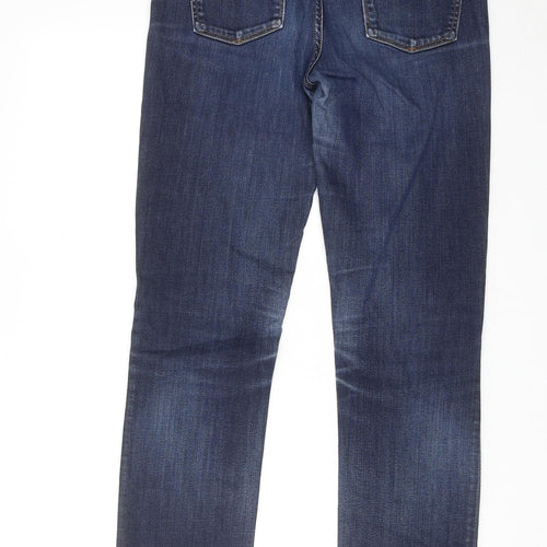 Gap Mens Blue Cotton Straight Jeans Size 28 in Regular Zip