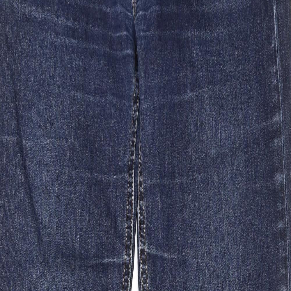 Gap Mens Blue Cotton Straight Jeans Size 28 in Regular Zip
