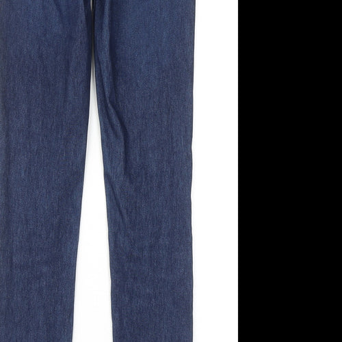 Uniqlo Womens Blue Cotton Skinny Jeans Size 26 in Regular