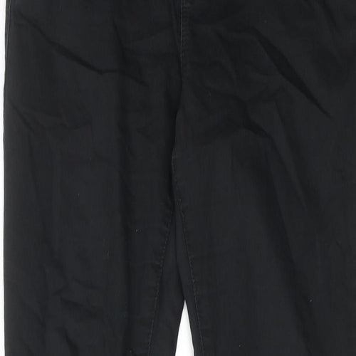 Pimkie Womens Black Cotton Skinny Jeans Size 10 Regular Zip