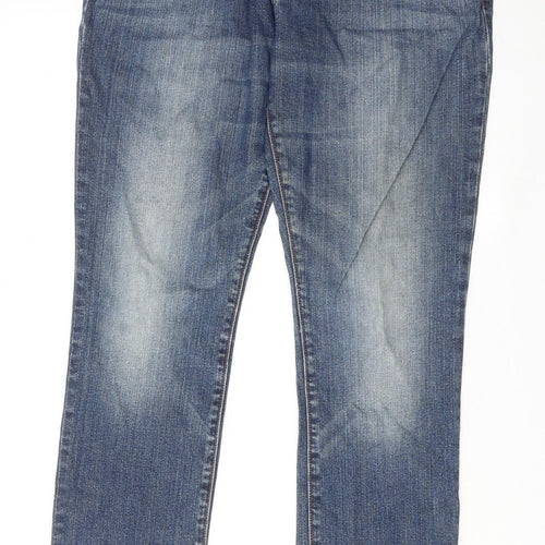 Gap Mens Blue Cotton Skinny Jeans Size 30 in L30 in Regular Zip