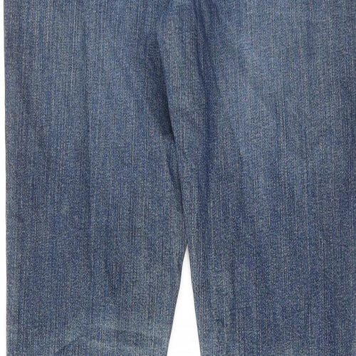 Gap Mens Blue Cotton Skinny Jeans Size 30 in L30 in Regular Zip