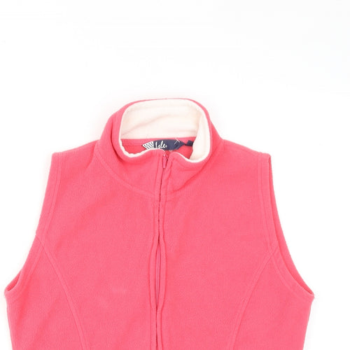 EWM Womens Pink Jacket Waistcoat Size S Zip