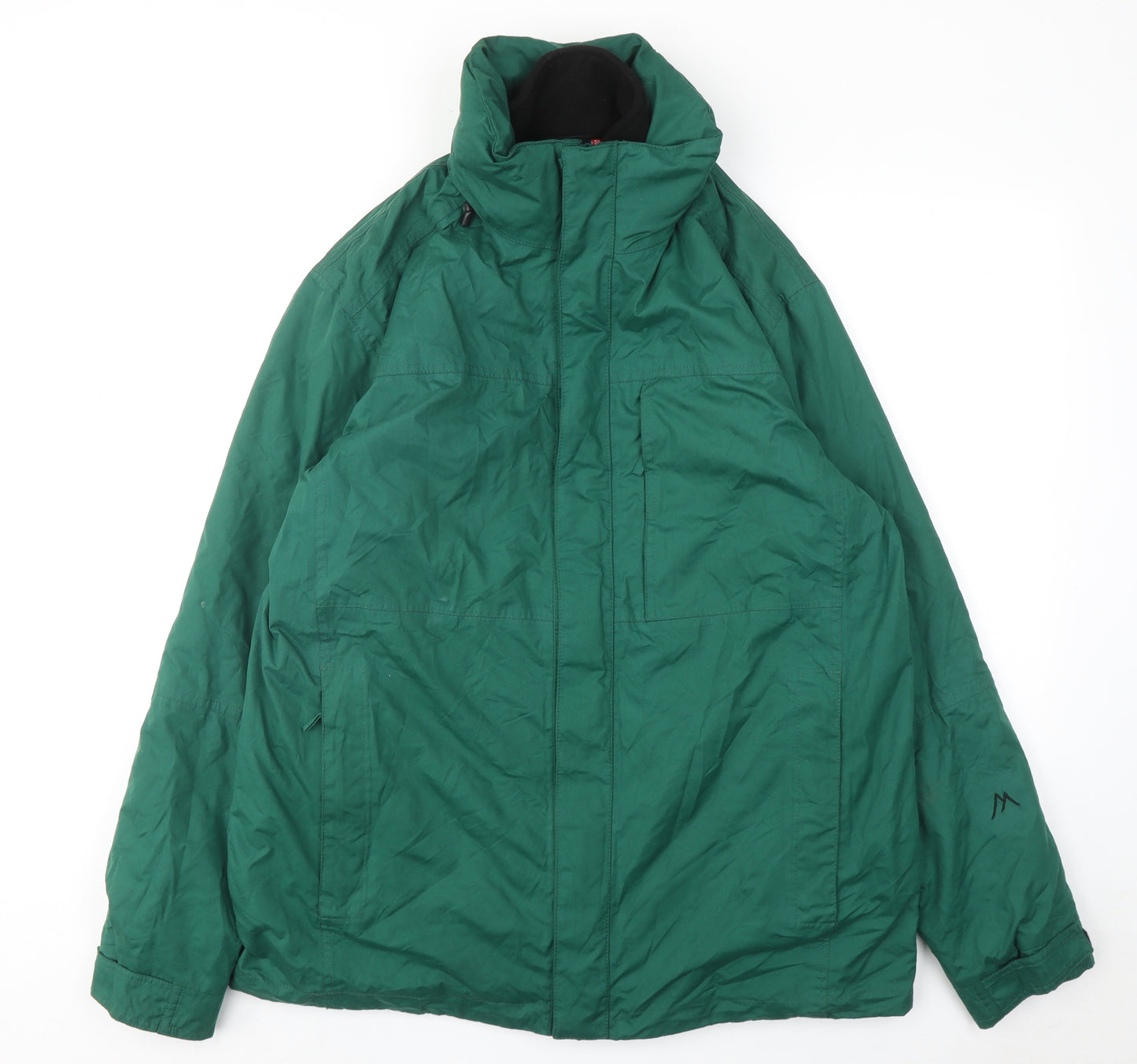 Tomas Maier Mens Green Windbreaker Jacket Size L Zip