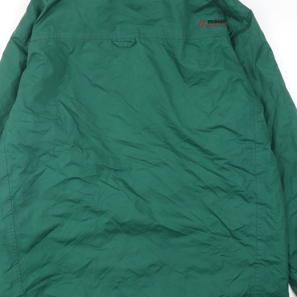 Tomas Maier Mens Green Windbreaker Jacket Size L Zip