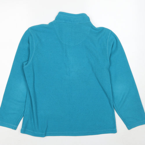 Regatta Womens Blue Polyester Pullover Sweatshirt Size 12 Pullover