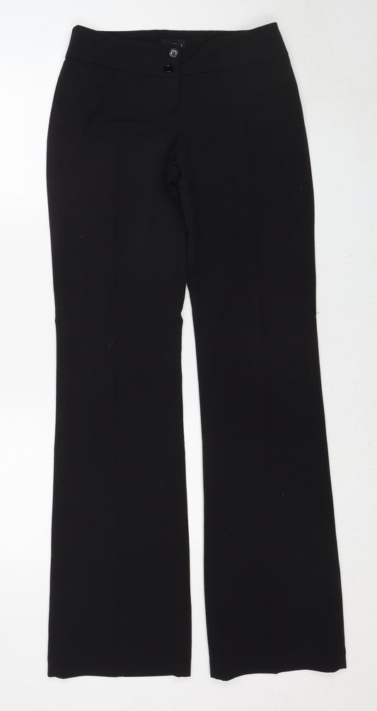 MOTIVI Womens Black Polyester Dress Pants Trousers Size 6 Regular Zip