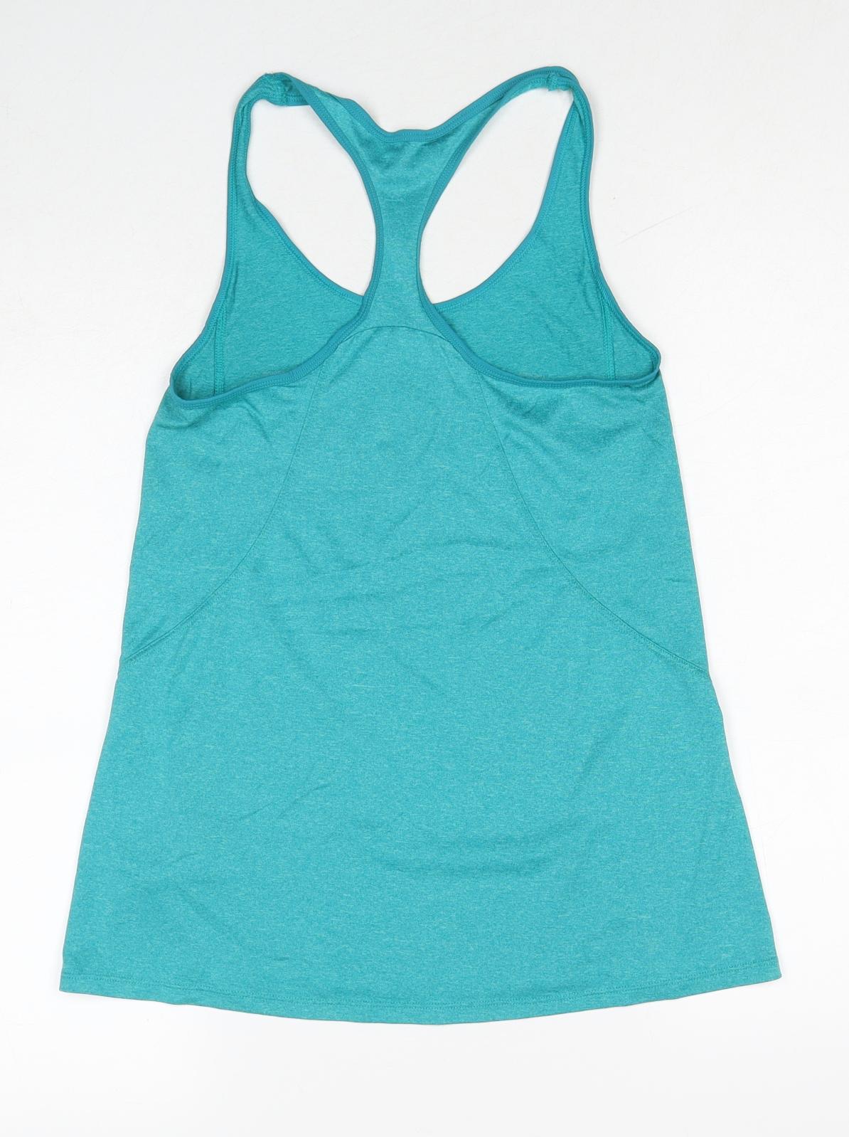 DECATHLON Womens Blue Polyester Camisole Tank Size 8 Round Neck Pullover - Cant stop wont stop