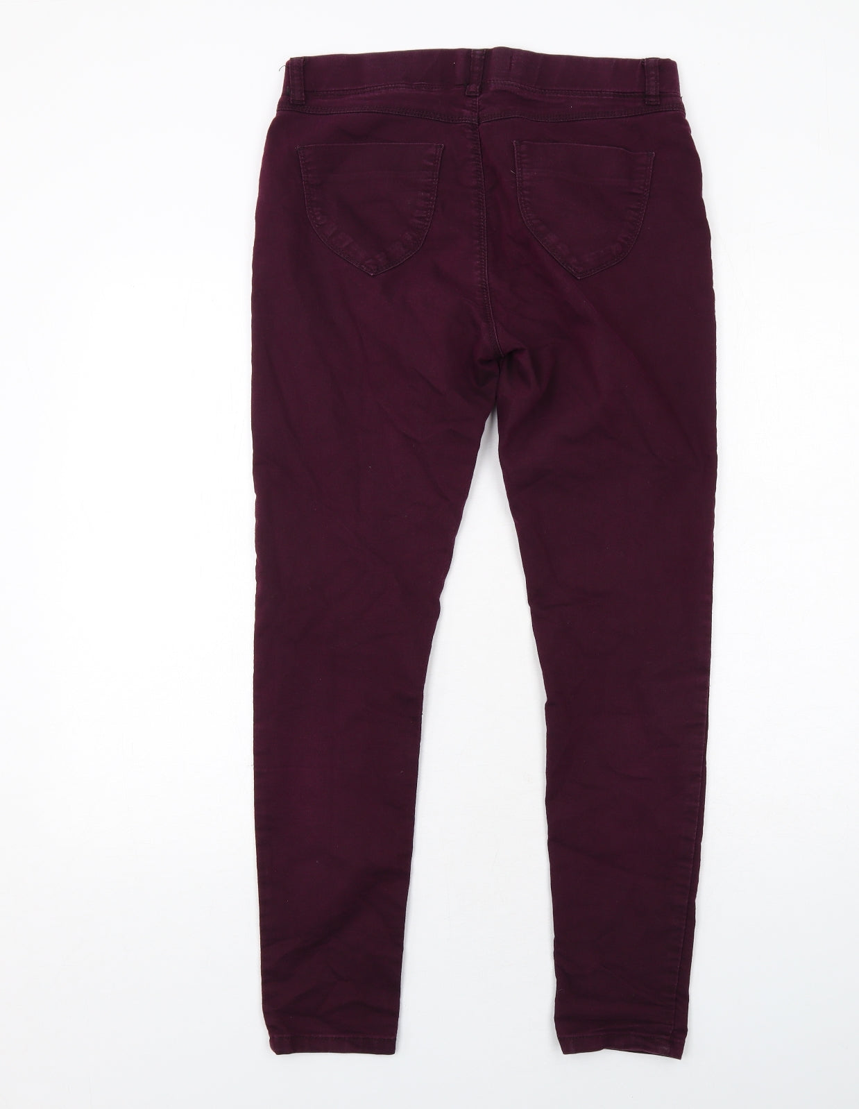 Dorothy Perkins Womens Purple Cotton Jegging Jeans Size 12 Regular