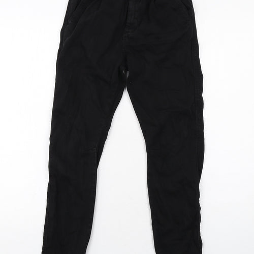 Zara Boys Black Cotton Skinny Jeans Size 11-12 Years Regular Zip