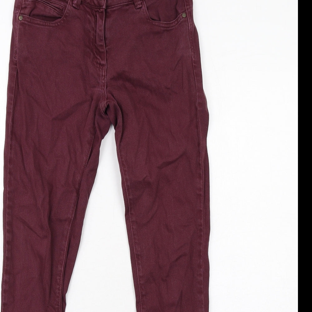 Henri Lloyd Womens Purple Cotton Skinny Jeans Size 8 Regular Zip