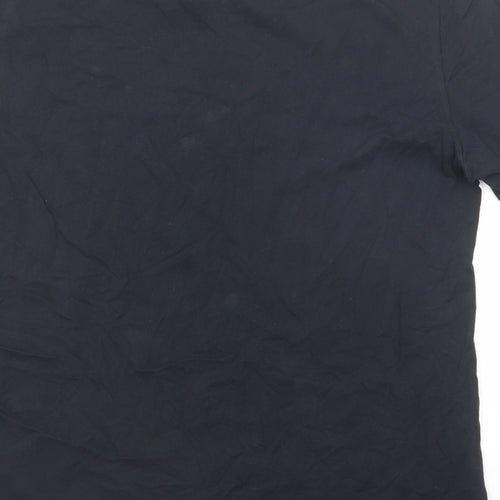 Nike Mens Black Cotton T-Shirt Size XL Round Neck