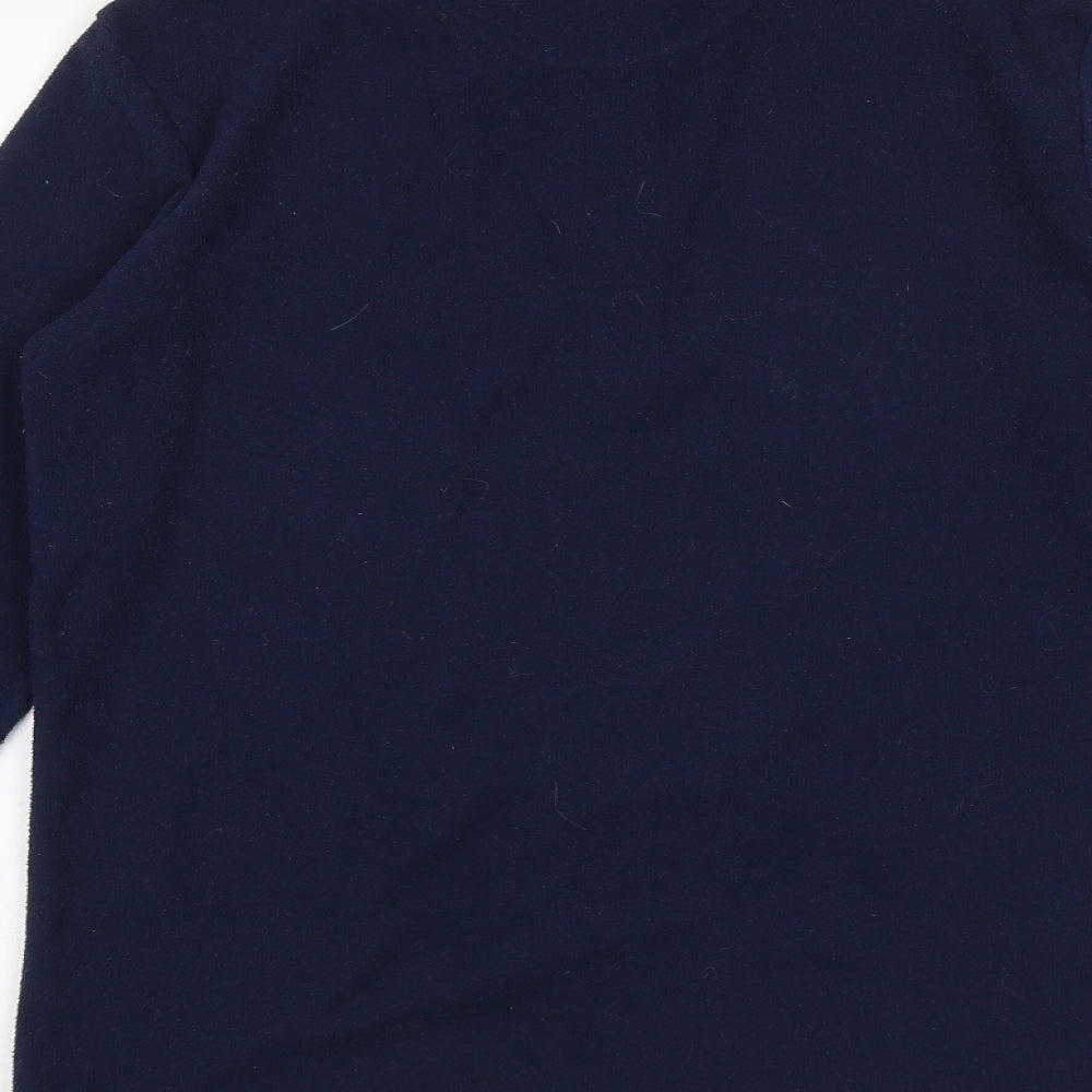 Peter Storm Womens Blue Polyester Pullover Sweatshirt Size 12 Zip