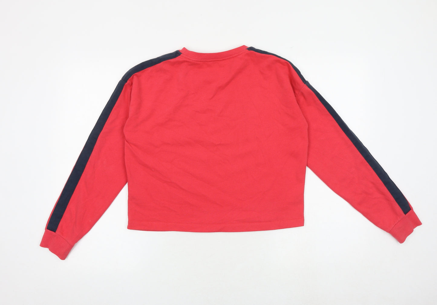 Jack Wills Womens Red 100% Cotton Pullover Sweatshirt Size 10 Pullover
