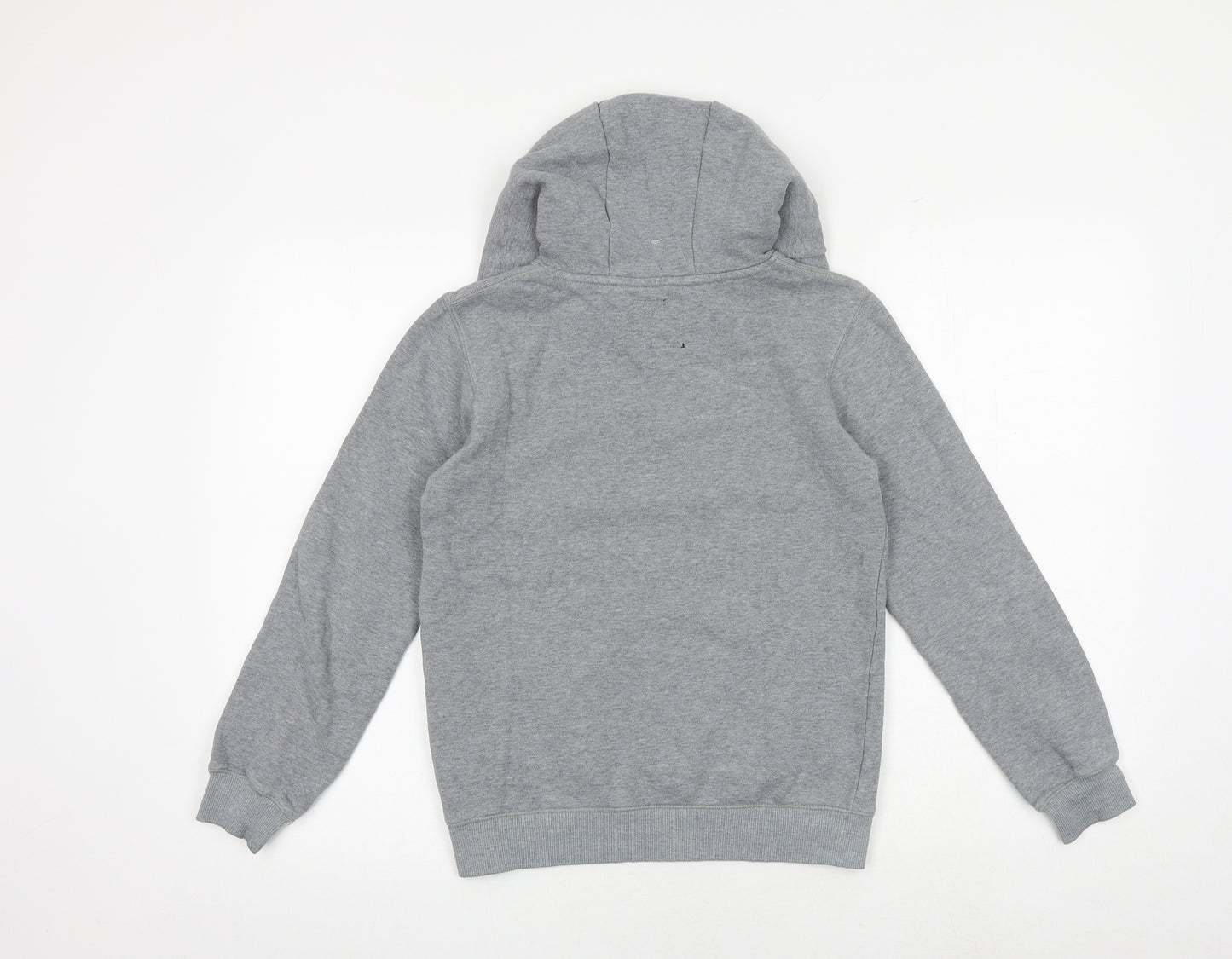 Firetrap Boys Grey Cotton Pullover Hoodie Size 11-12 Years Pullover