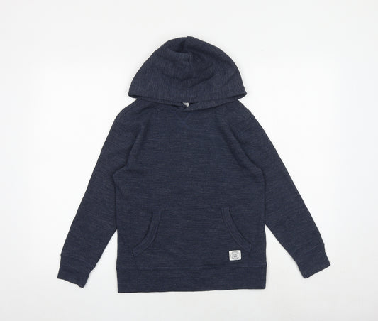 Gap Boys Blue Cotton Pullover Hoodie Size 8-9 Years Pullover