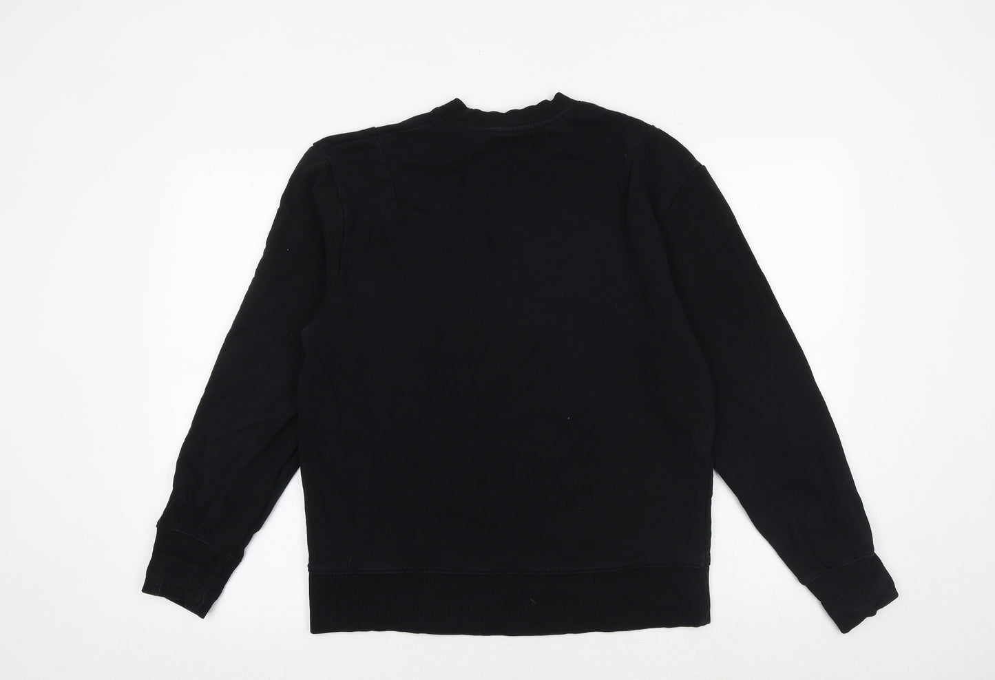 Topman Mens Black Cotton Pullover Sweatshirt Size XS