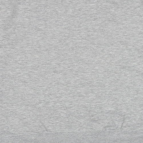 New Look Womens Grey Cotton Pullover Sweatshirt Size S Pullover - Paris
