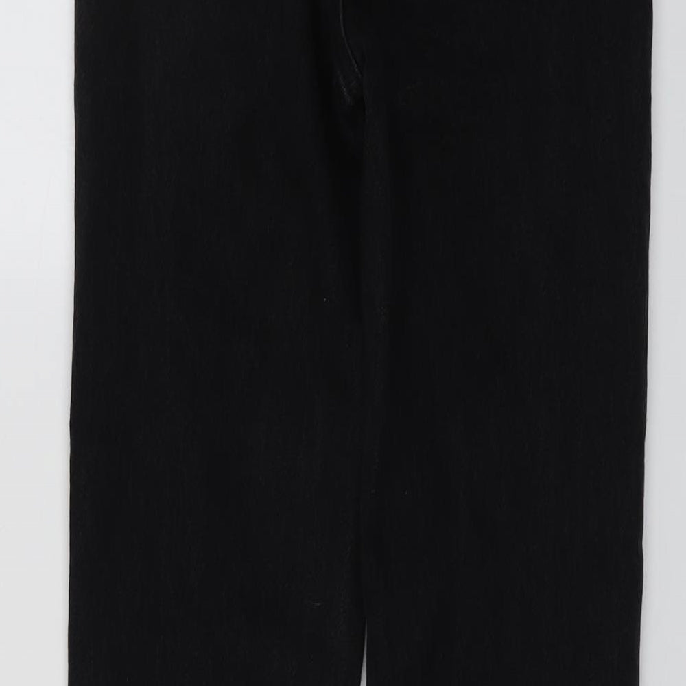 Pull&Bear Womens Black Cotton Skinny Jeans Size 4 L28 in Regular Button