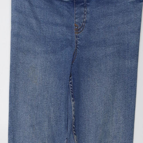 New Look Womens Blue Cotton Jegging Jeans Size 10 L29 in Regular