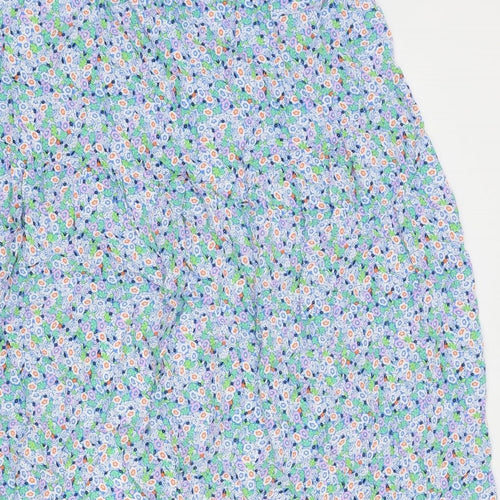 Marks and Spencer Womens Multicoloured Floral Viscose Peasant Skirt Size 6
