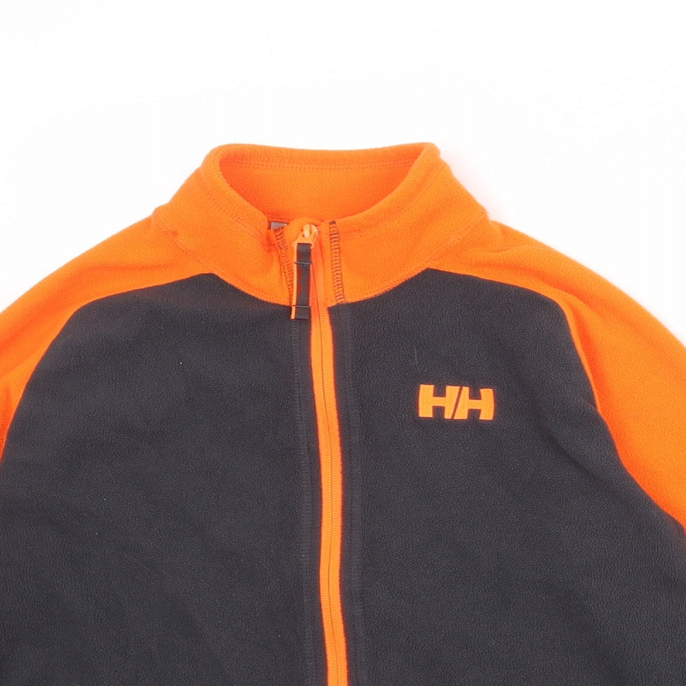 Helly Hansen Boys Grey Colourblock Jacket Size 12 Years Zip