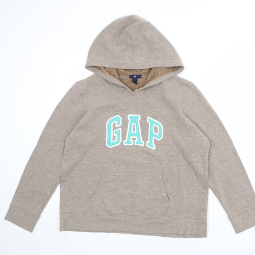 Gap Womens Beige Cotton Pullover Hoodie Size XL Pullover