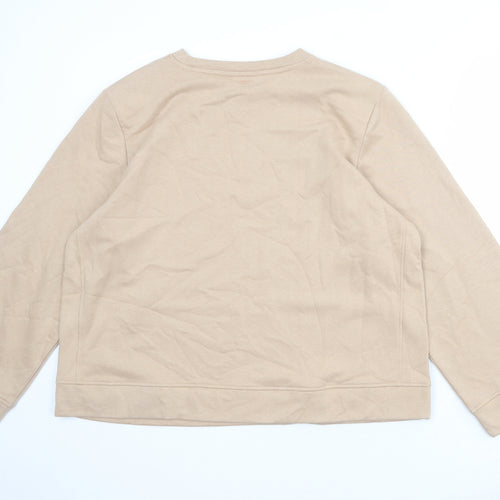 Rosie Womens Brown Cotton Pullover Sweatshirt Size XL Pullover