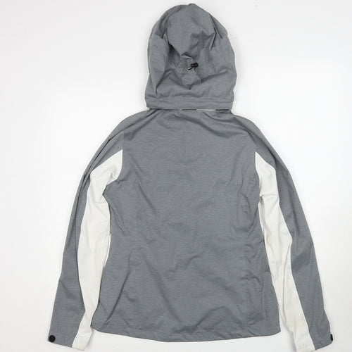 GOLFINO Womens Grey Rain Coat Coat Size 10 Zip - Golfing