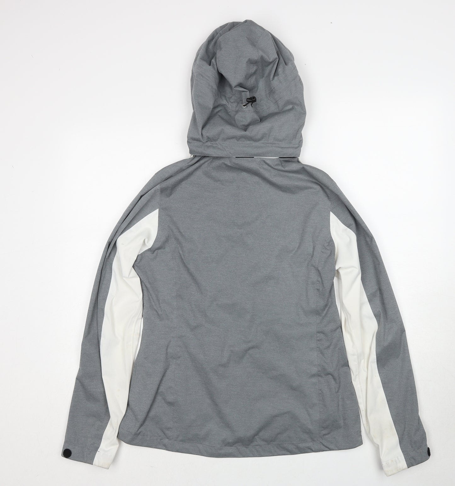 GOLFINO Womens Grey Rain Coat Coat Size 10 Zip - Golfing