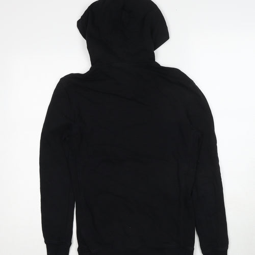 H&M Womens Black Cotton Pullover Hoodie Size S Pullover