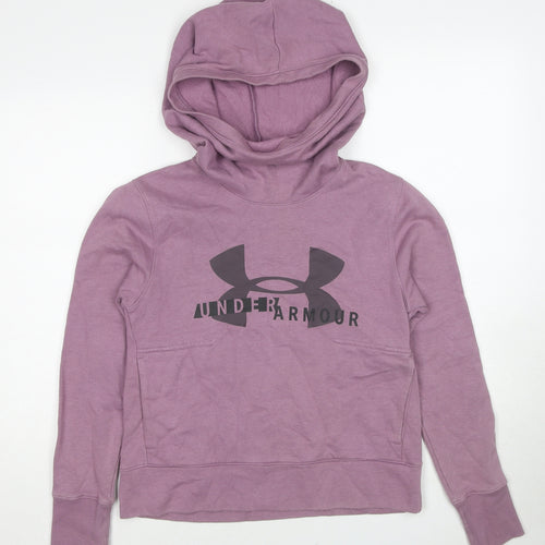 Under armour Womens Purple Cotton Pullover Hoodie Size XS Pullover
