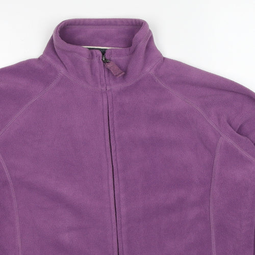 EWM Womens Purple Jacket Size M Zip