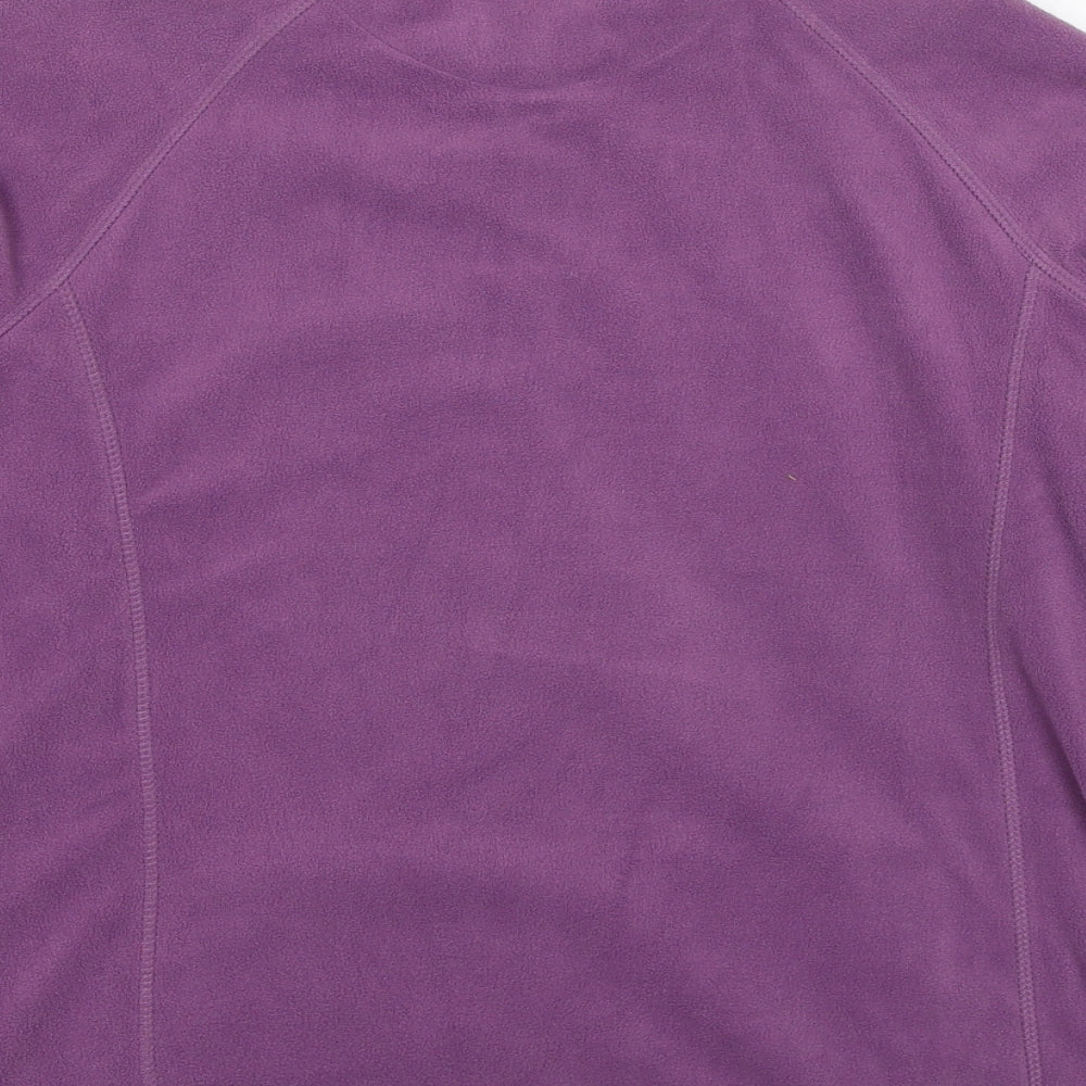 EWM Womens Purple Jacket Size M Zip