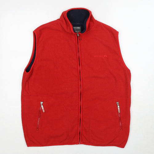 Trespass Womens Red Jacket Waistcoat Size XL Zip