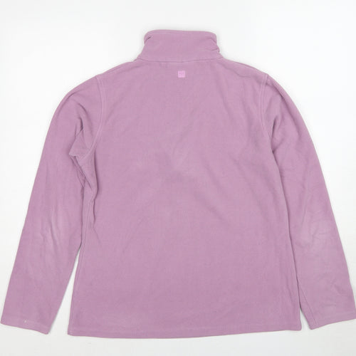 Mountain Warehouse Womens Purple Polyester Pullover Sweatshirt Size M Pullover