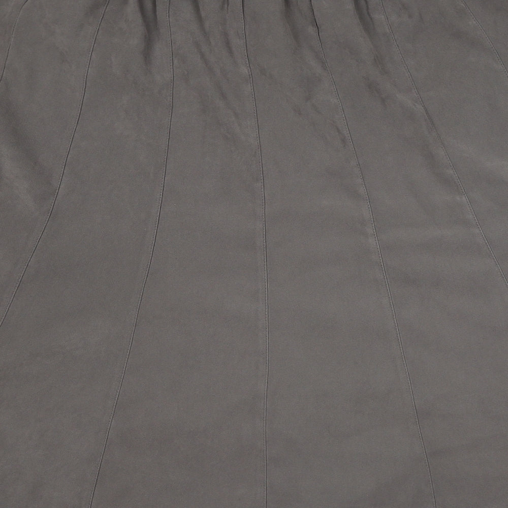 Special Collection Womens Grey Polyester Swing Skirt Size 20