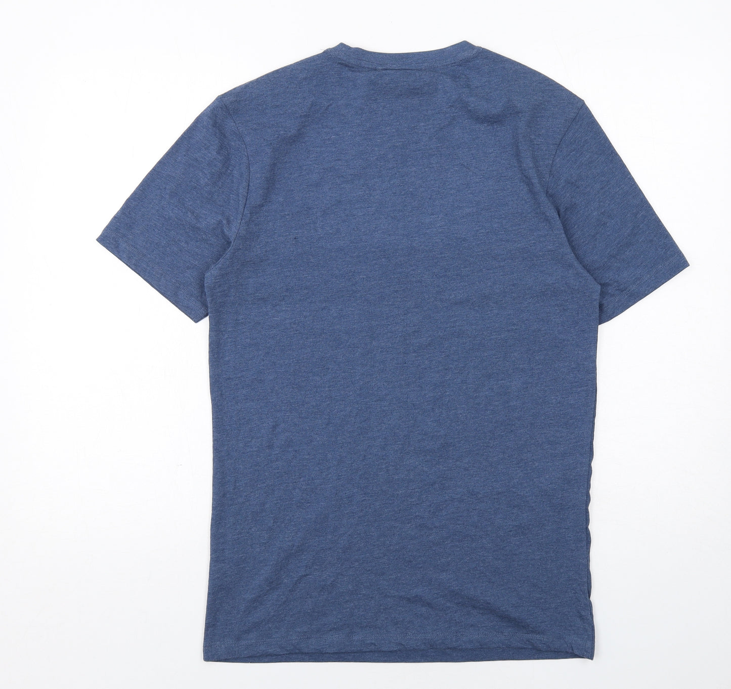 Marvel Mens Blue Cotton T-Shirt Size S Round Neck