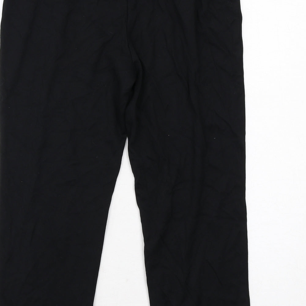 Marks and Spencer Womens Black Viscose Cropped Leggings Size 10