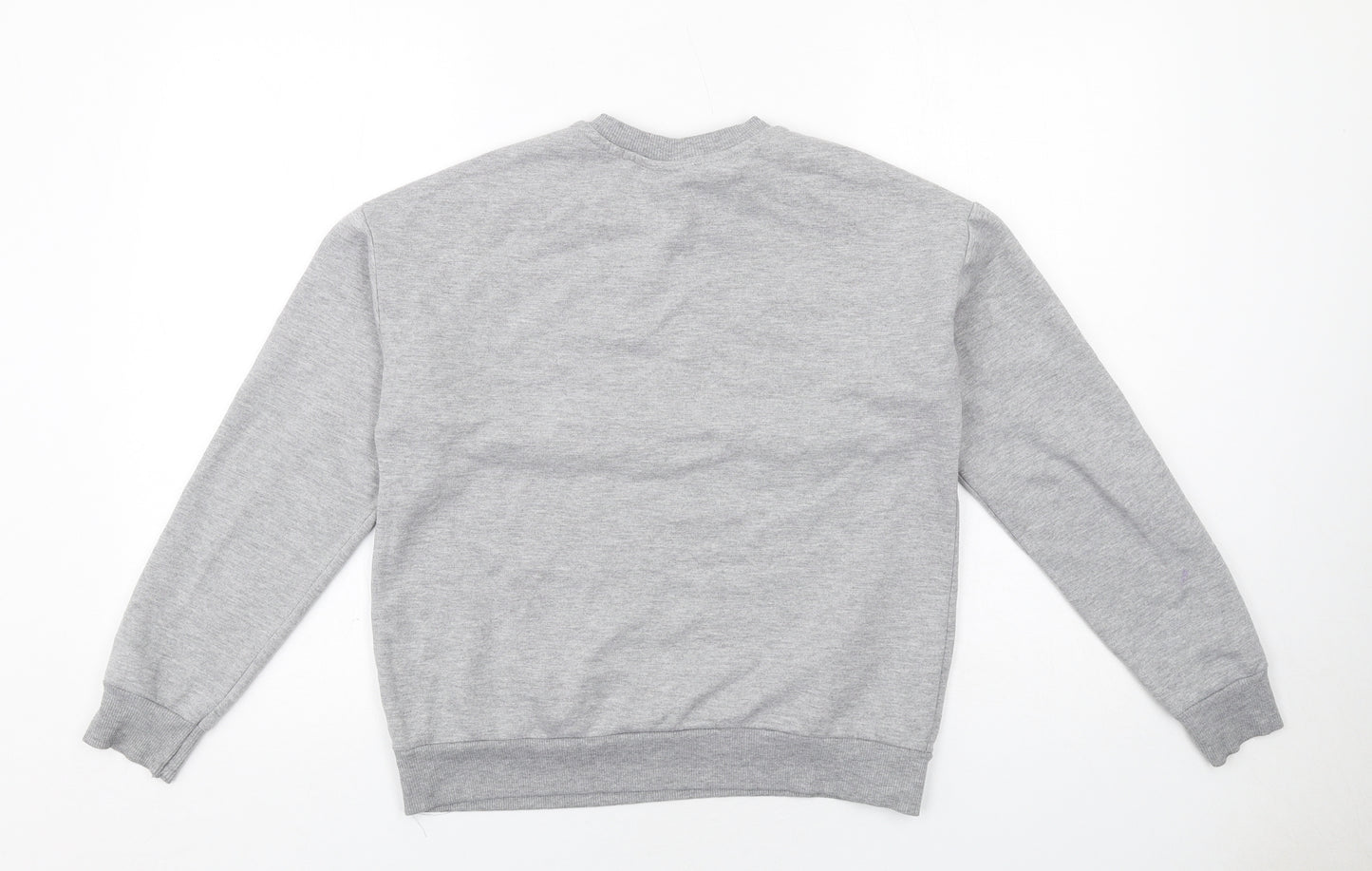 Disney Womens Grey Cotton Pullover Sweatshirt Size 2XS Pullover - Stitch