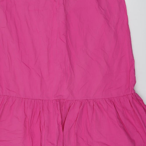 Dorothy Perkins Womens Pink Cotton Trumpet Skirt Size 18