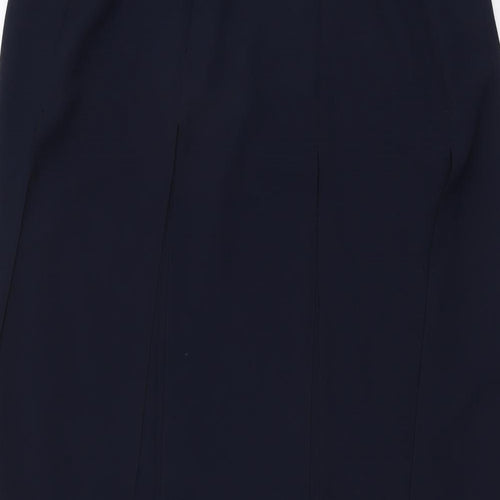 Roman Womens Blue Polyester Swing Skirt Size 20 Zip