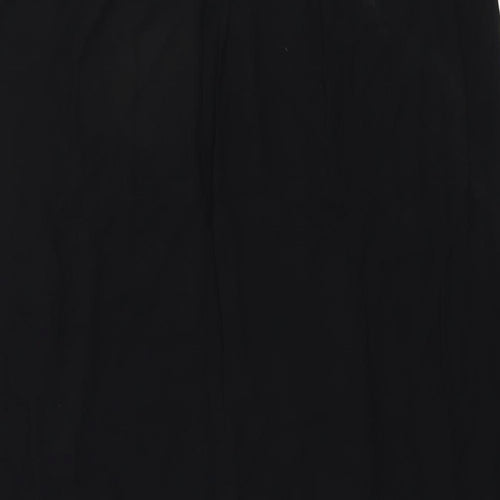 Marks and Spencer Womens Black Viscose A-Line Skirt Size 20
