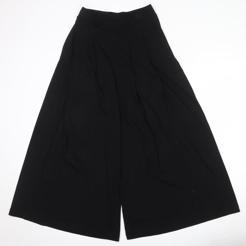 Uniqlo Womens Black Polyester Trousers Size S Regular