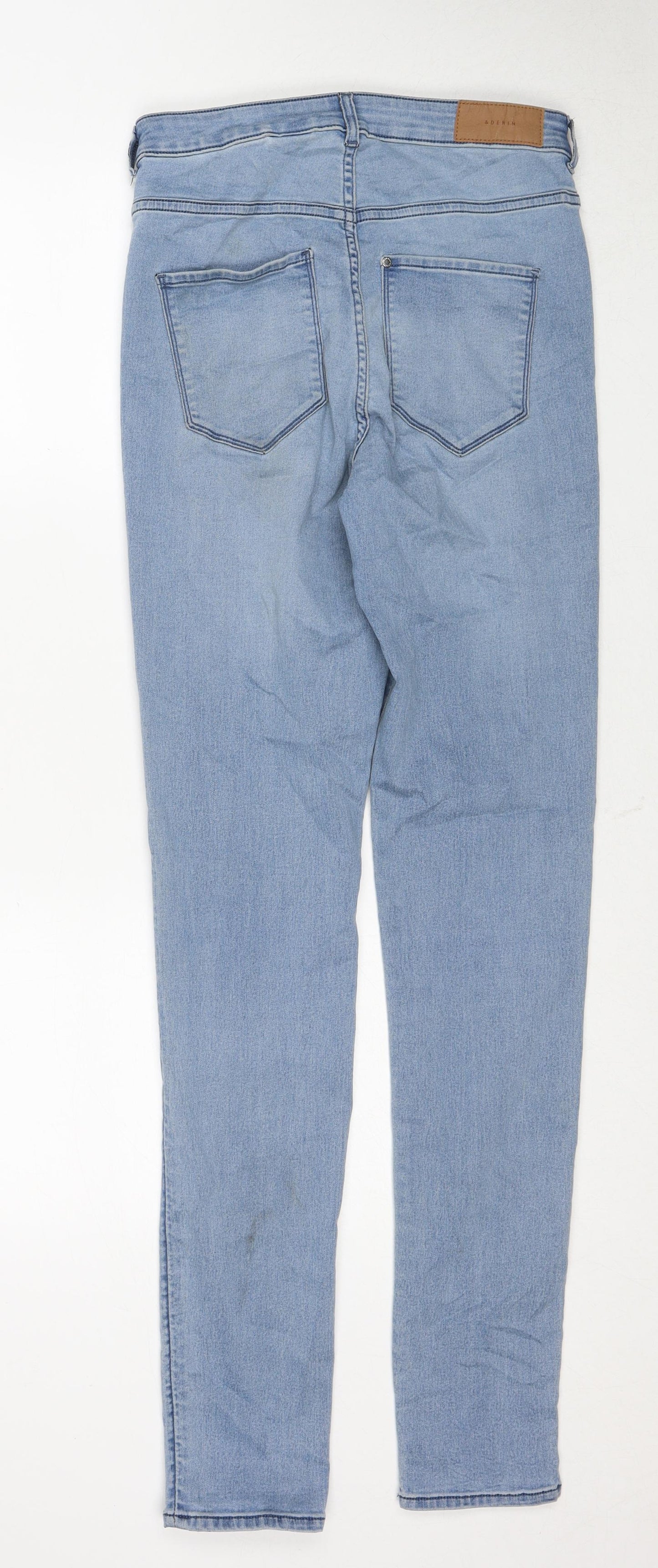 H&M Womens Blue Cotton Skinny Jeans Size 29 in L32 in Regular Zip