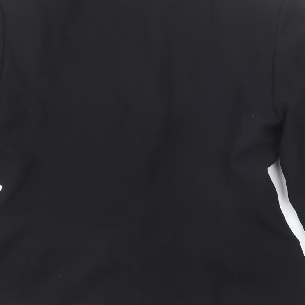 Jasper Conran Womens Black Jacket Blazer Size 10 Button